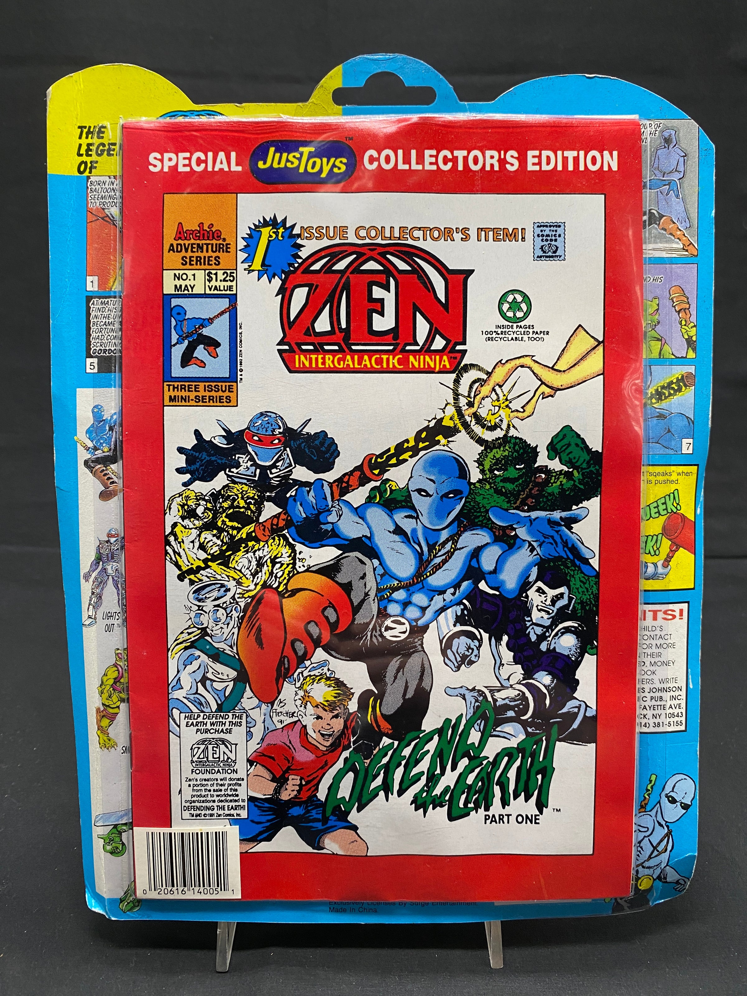 JUST TOYS ZEN INTERGALACTIC NINJA CAN IT MOC - 1992