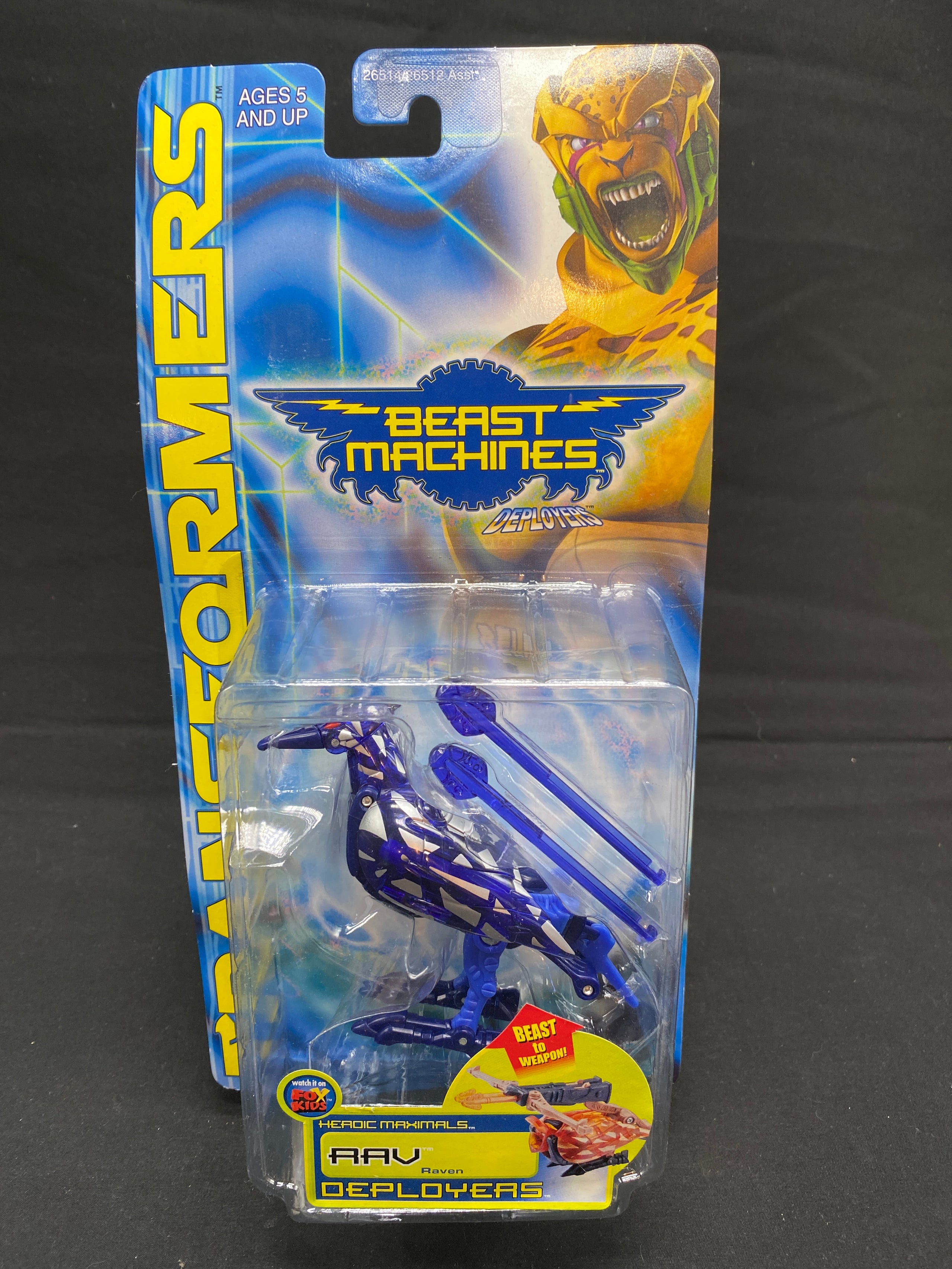 HASBRO TRANSFORMERS BEAST MACHINES DEPLOYERS RAV MOC - 2001 ...
