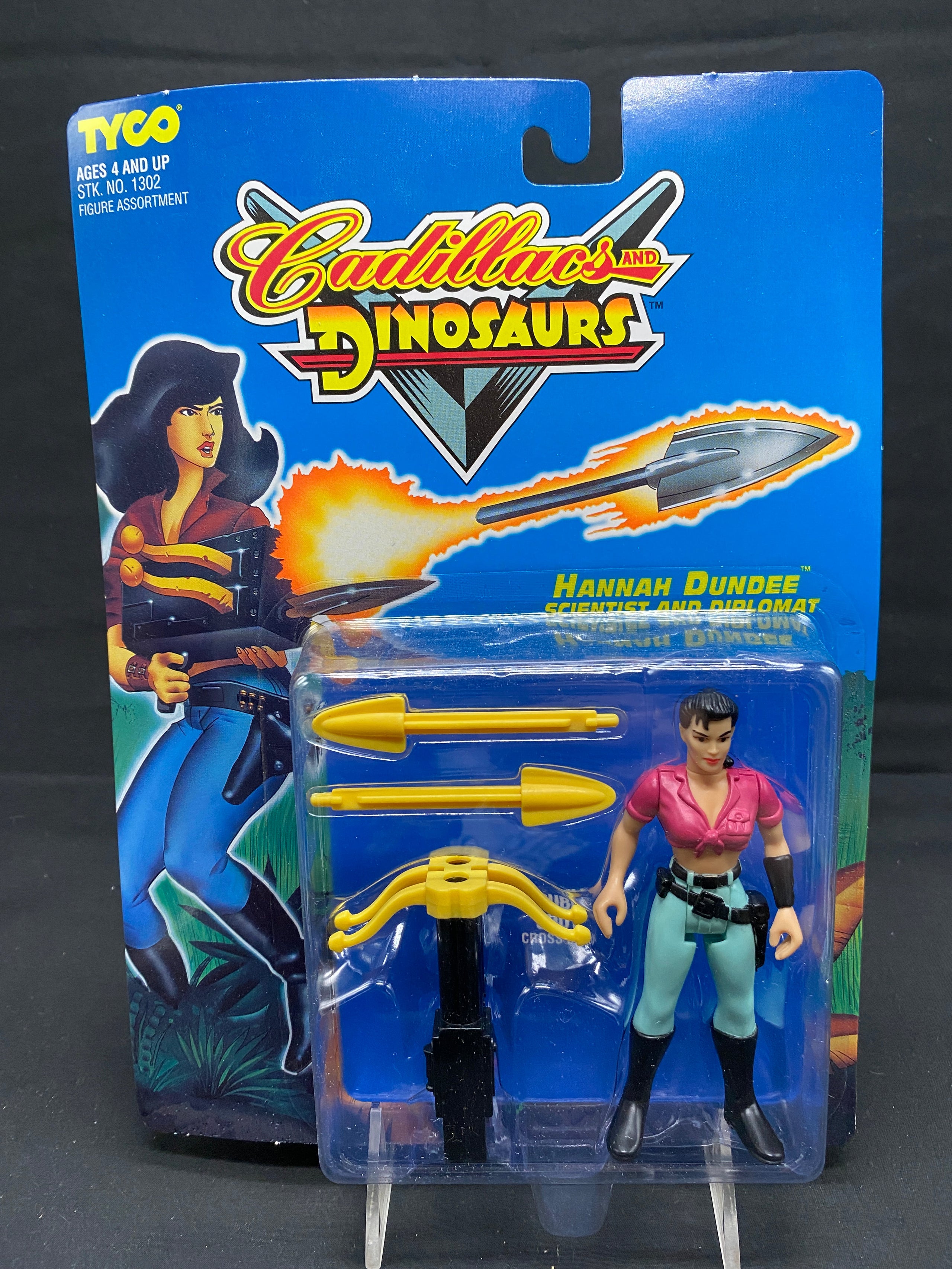 VINTAGE CADILLACS ET Dinosaures Marteau Terhune Action Figurine TYCO